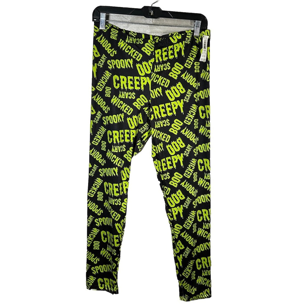 Black and Yellow Graphic Print Women's Pants